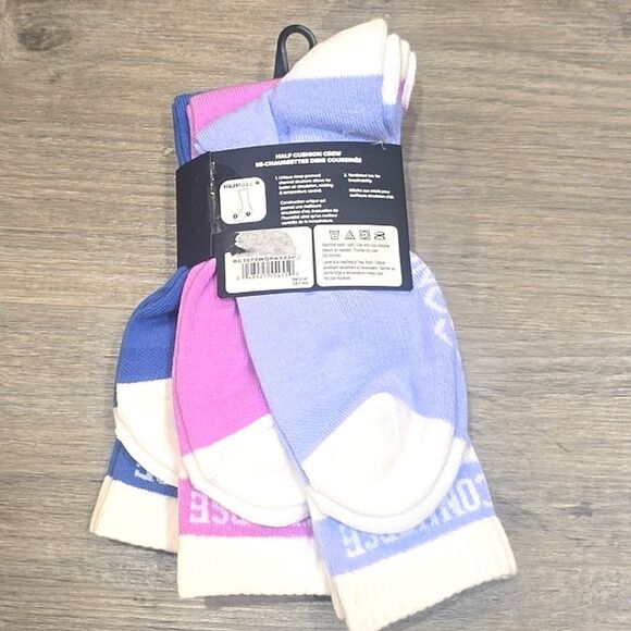 Converse All Star Stripe Half Cushion Crew Socks - Picture 5 of 6